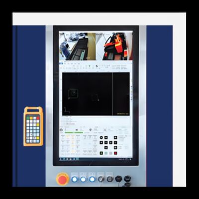 آلة قطع ليزر فايبر بغرفة مغلقة وطاولة تبديل